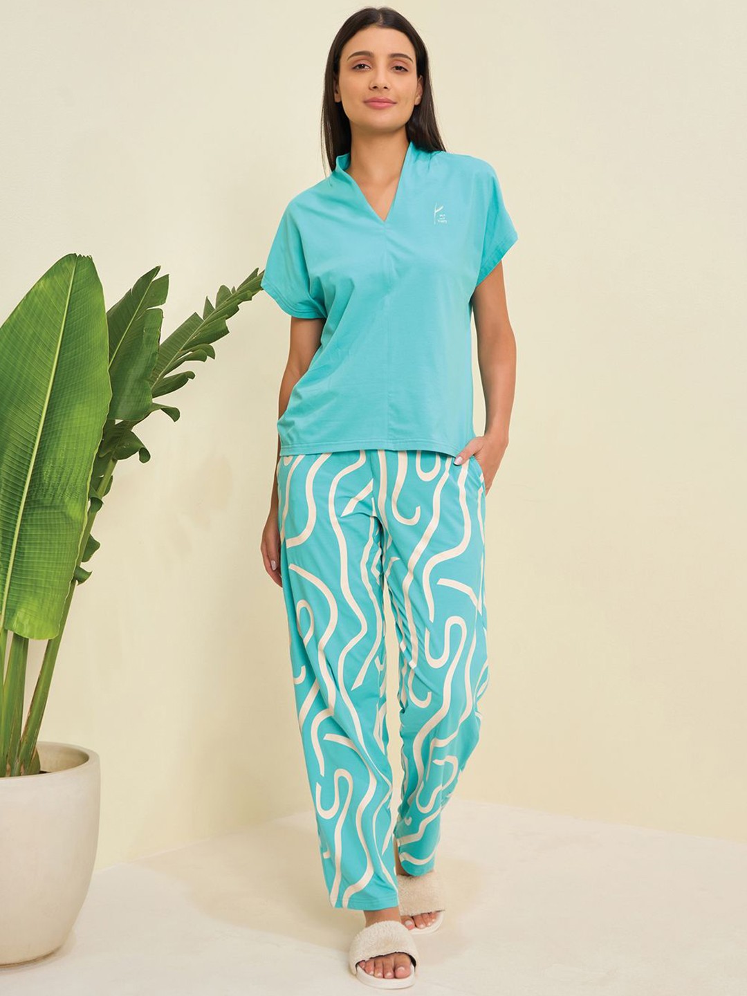

Sweet Dreams Women Night suit, Blue
