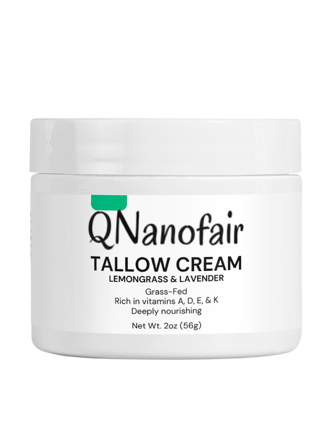 

QNanofair Tallow Cream With Lemongrass & Lavender- 56 g, White