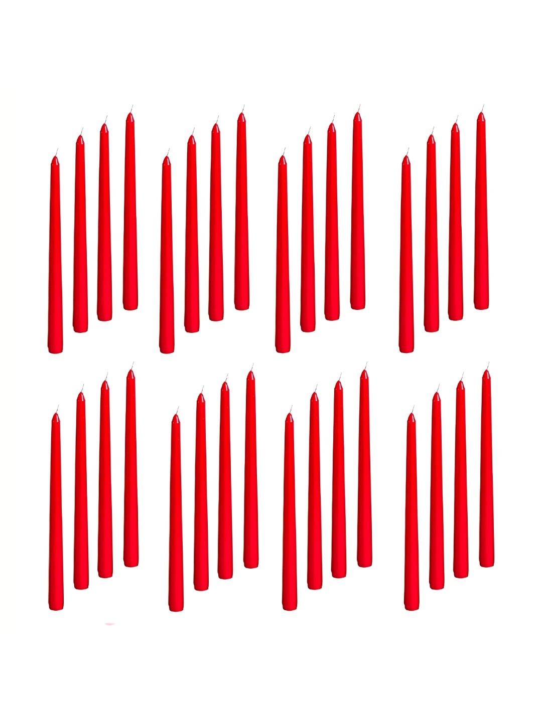 

atorakushon 32 pcs red Scented Tapered Candles
