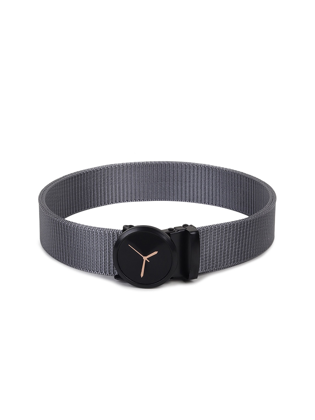 

Metronaut Men Textured Belt, Grey