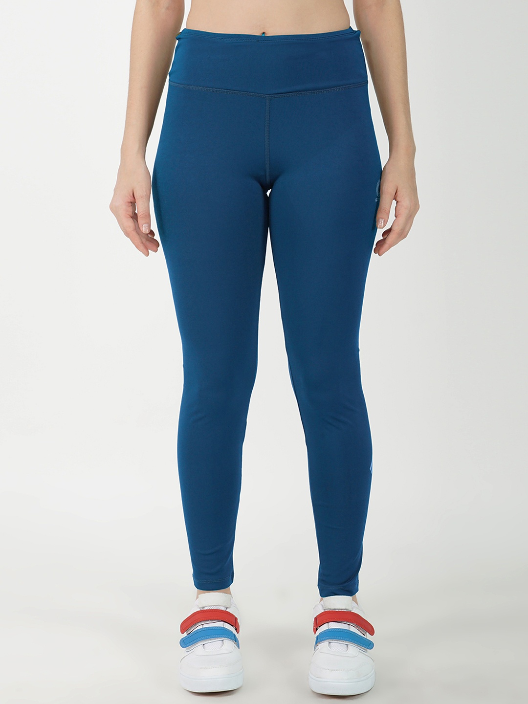 

GOTO Women High-Rise Dry-Fit Ankle-Length Tights, Teal