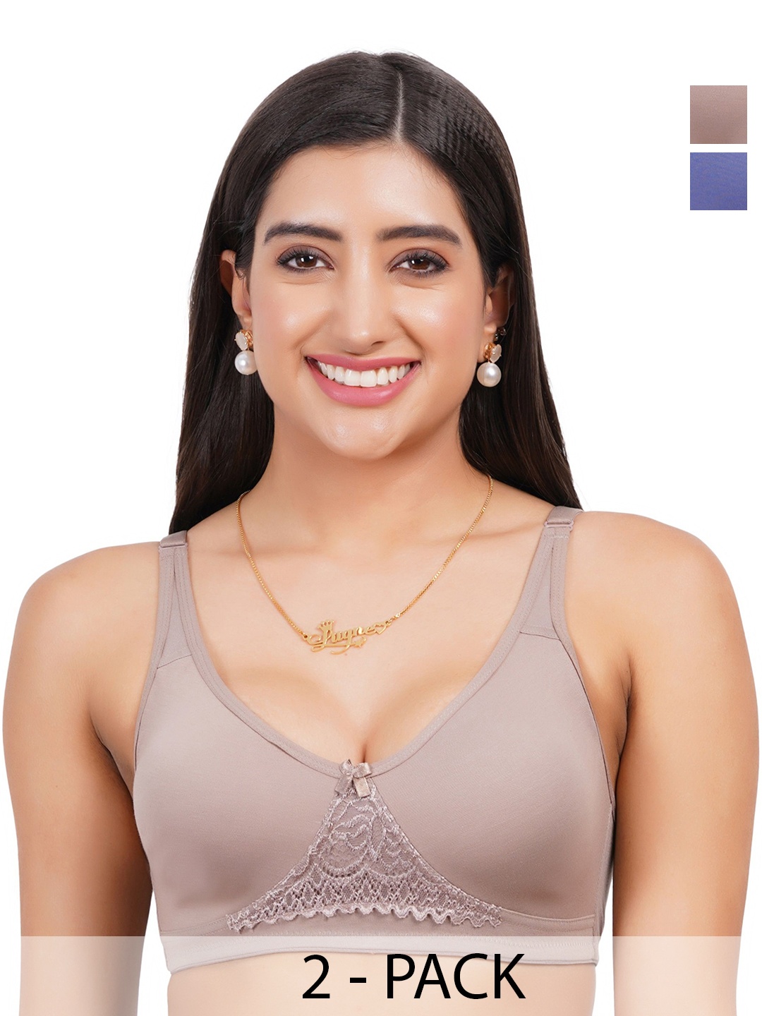 

Liigne Bra Full Coverage, Blue