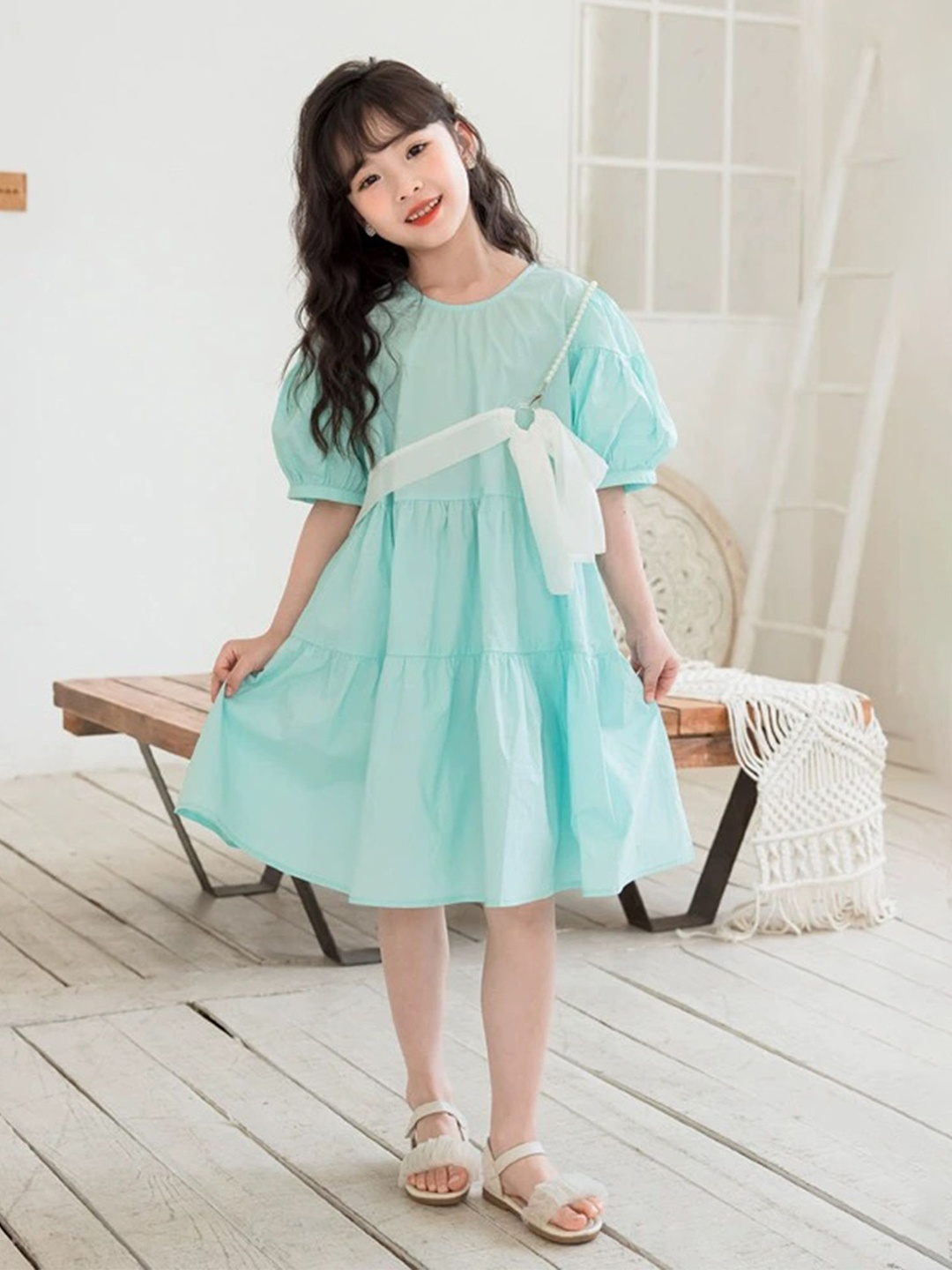 

LULU & SKY Girls A-Line Dress, Blue