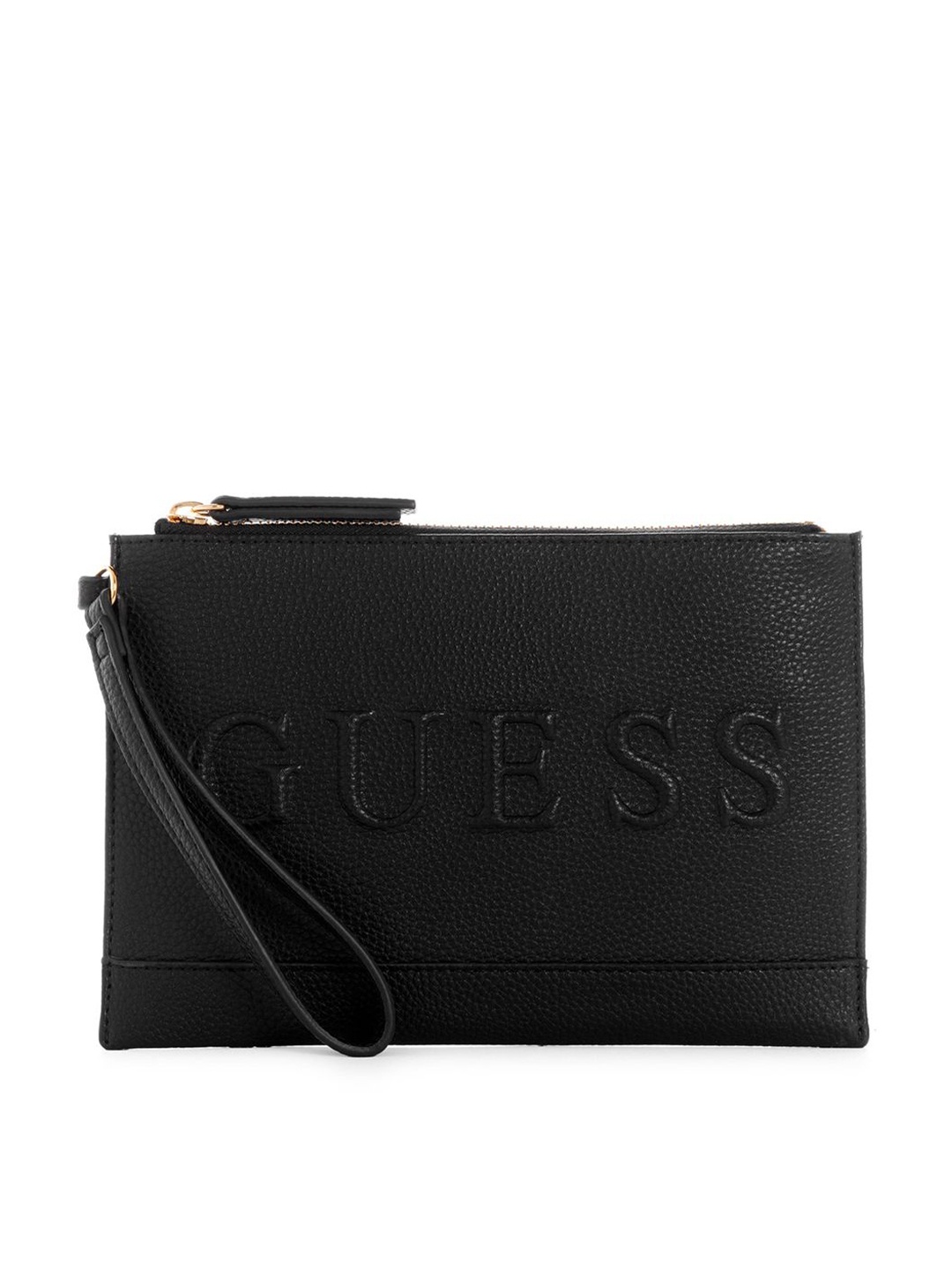 

GUESS Women Lacombe Wristlet Money Clip Wallet, Black