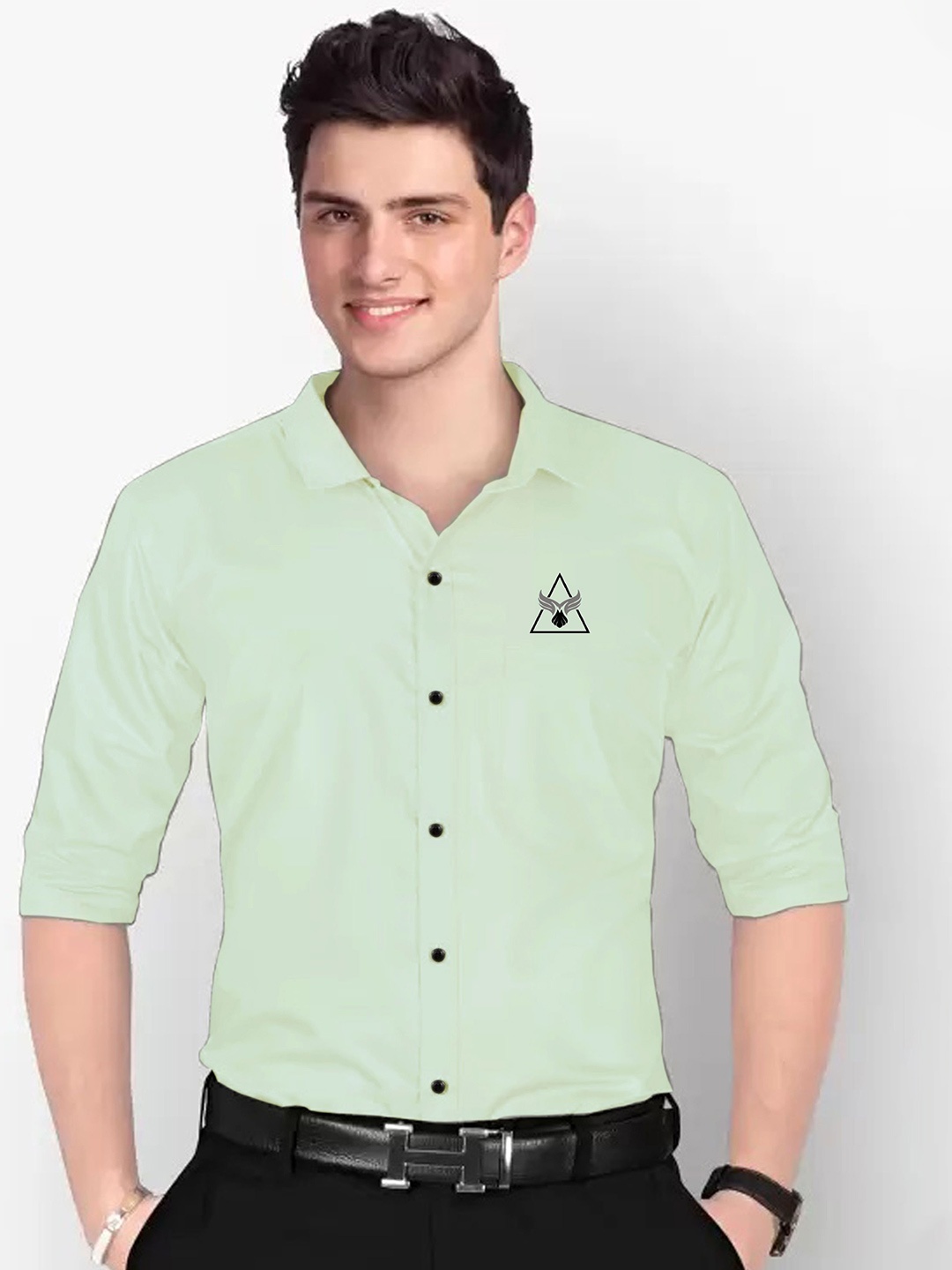 

MARMIC FAB Men Classic Opaque Casual Shirt, Green