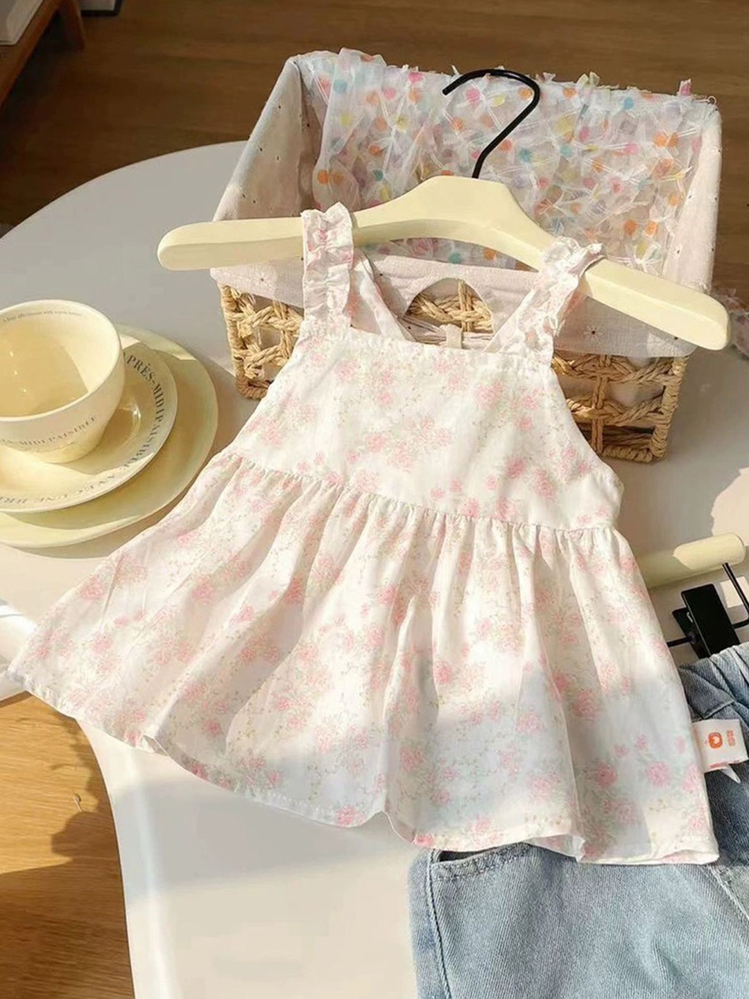 

LULU & SKY Peplum Dress, Pink