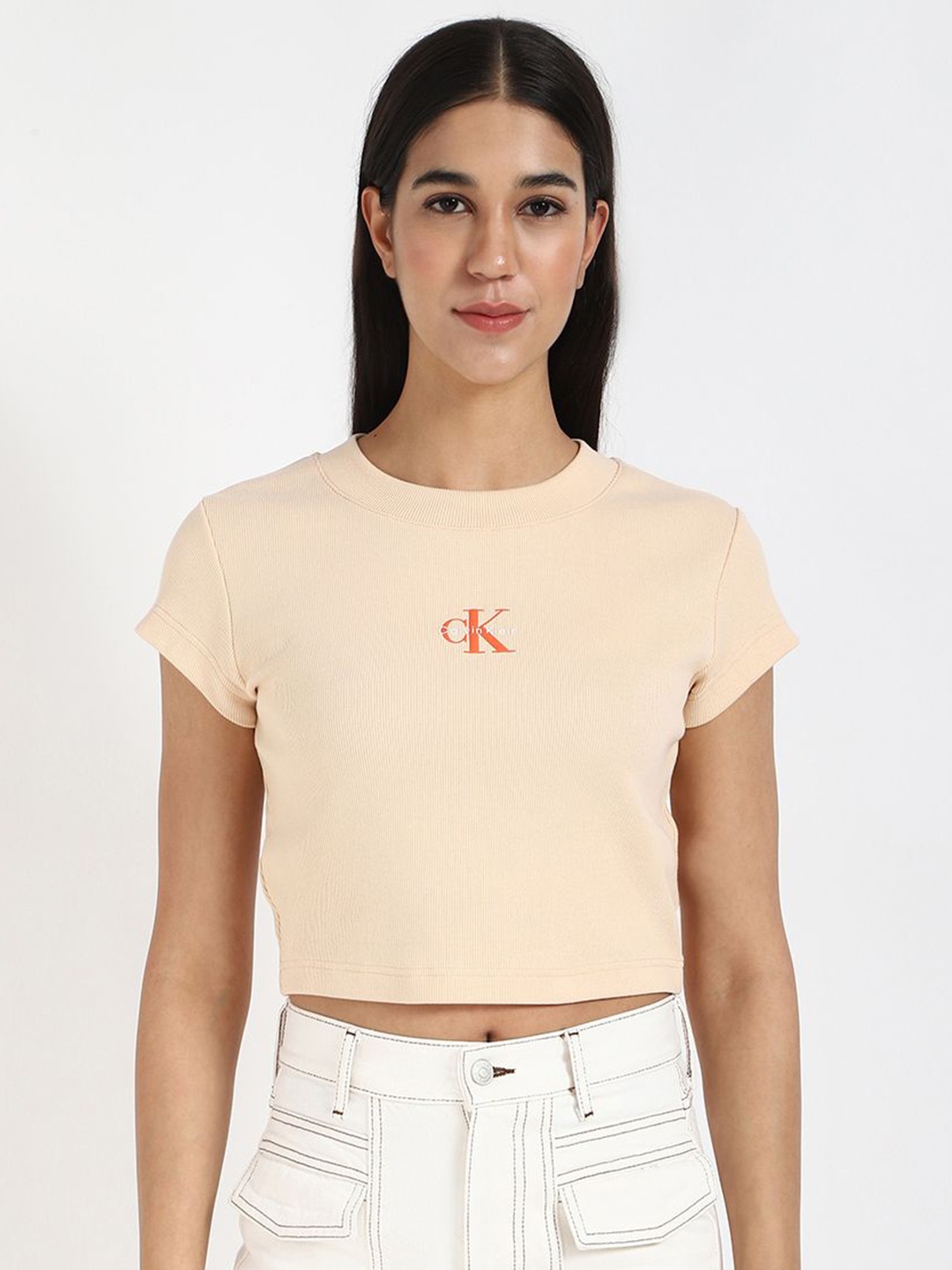 

Calvin Klein Jeans Women Pockets T-shirt, Pink