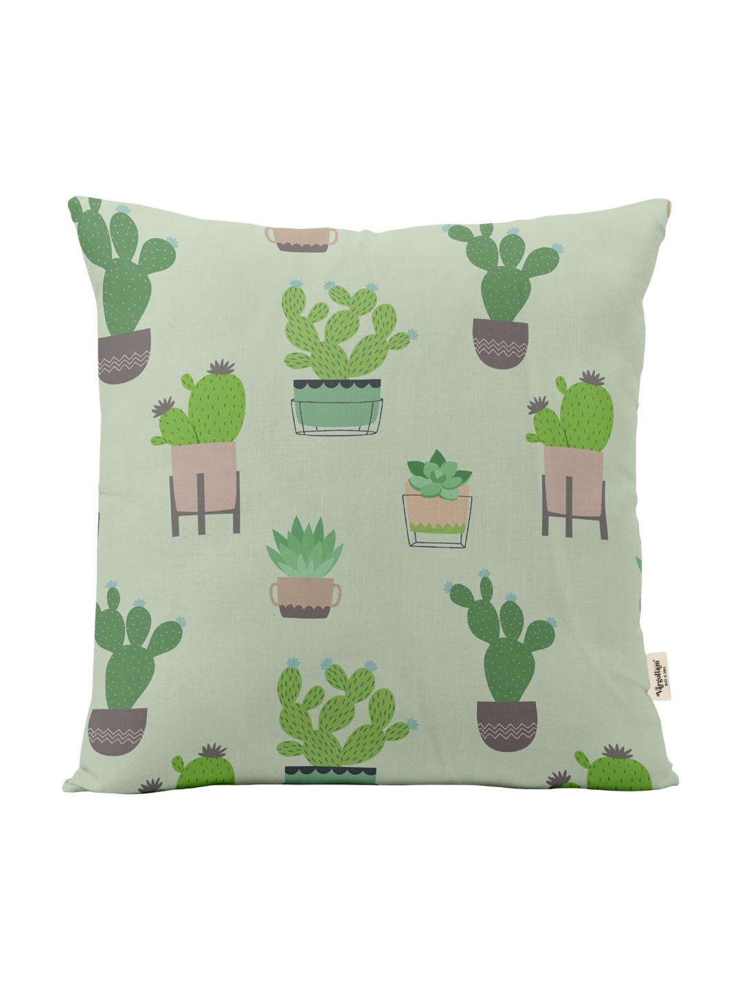 

Vargottam Green Set of 5 Square Cushion Covers