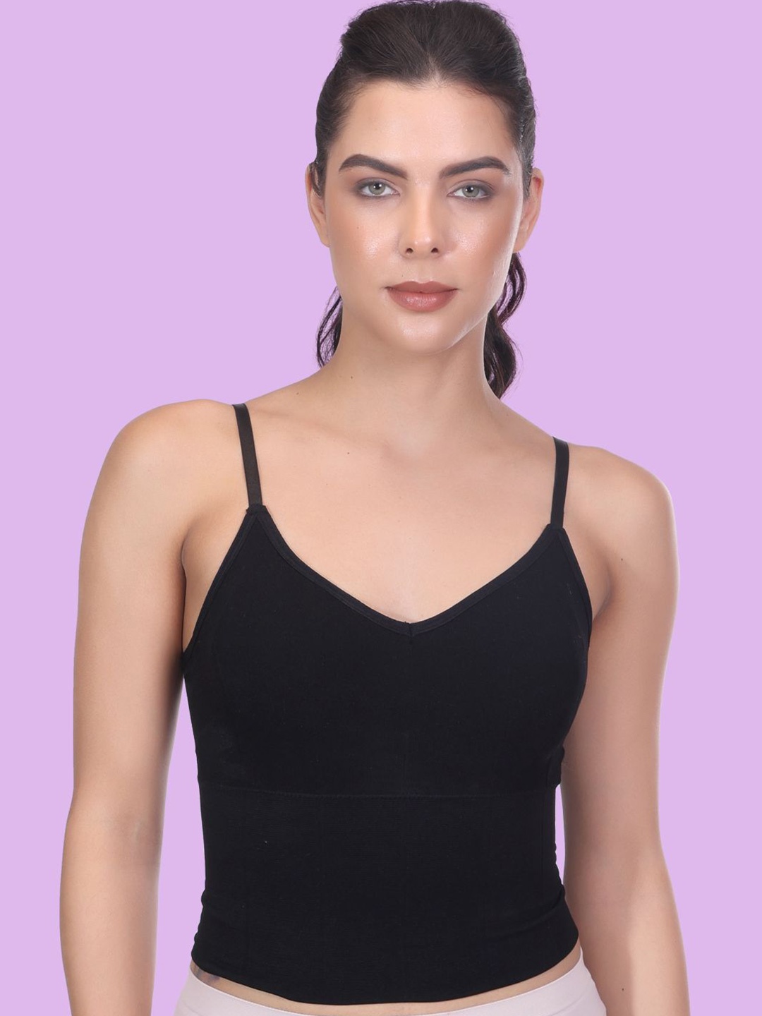 

Amour Secret Lightly Padded Sports Camisoles, Black