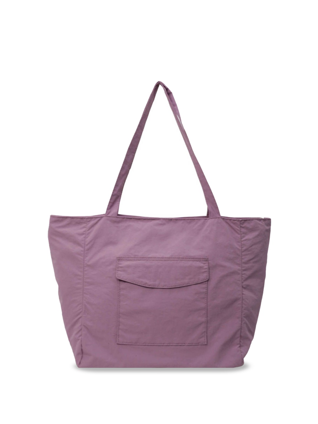 

StyleCast Oversized Shopper Shoulder Bag with Cut Work, Purple
