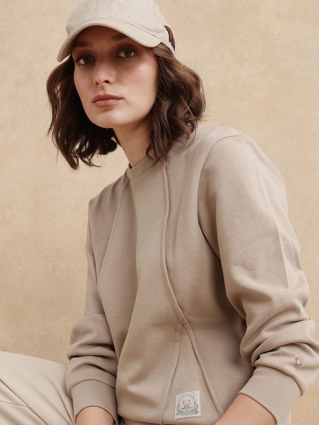 

RAREISM Women Sweatshirt, Beige