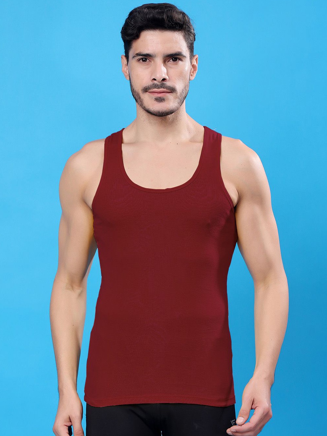 

FBAR Bio-Wash Pure Cotton Innerwear Vest 160125FBR-14, Maroon