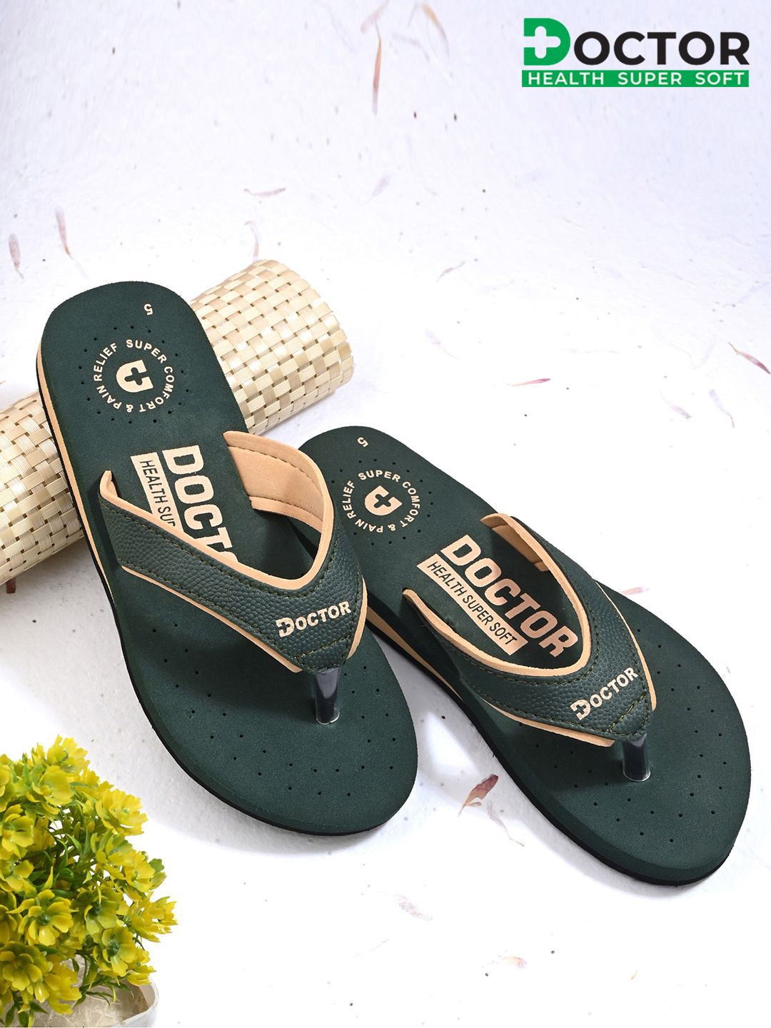 

DOCTOR HEALTH SUPER SOFT Women Slip-On, Green