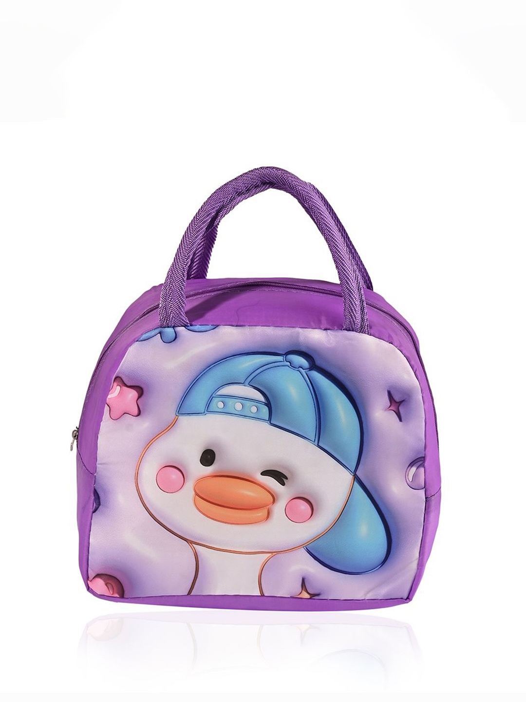 

Kuber Industries Other Prints Waterproof Lunch bags Travel Accessory, Purple
