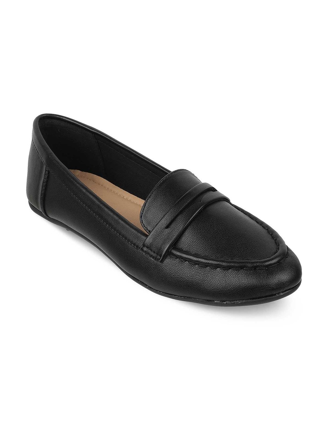 

Tresmode Women Loafers, Black