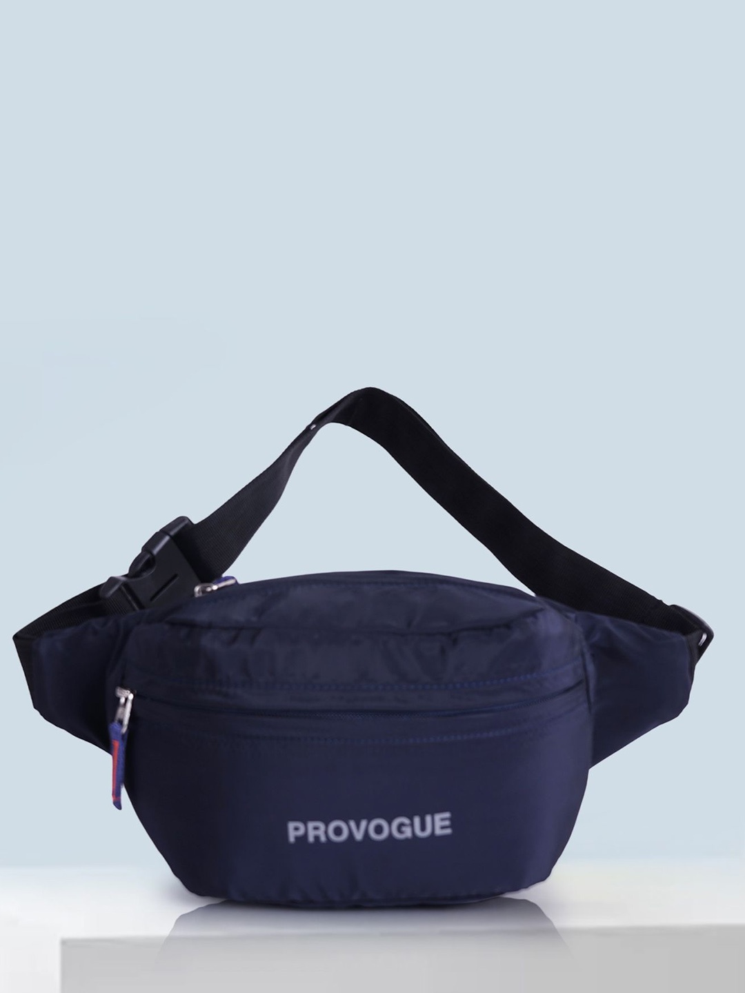 

Provogue Unisex Printed Travel Waist Pouch, Navy blue