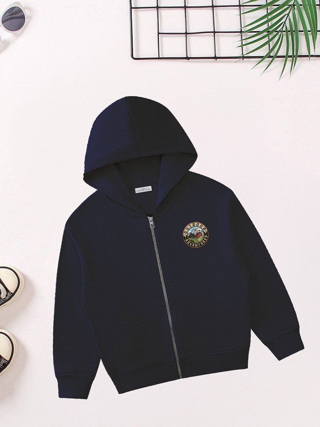 

FOREVER FRIDAY Boys Hooded Sweatshirt, Navy blue