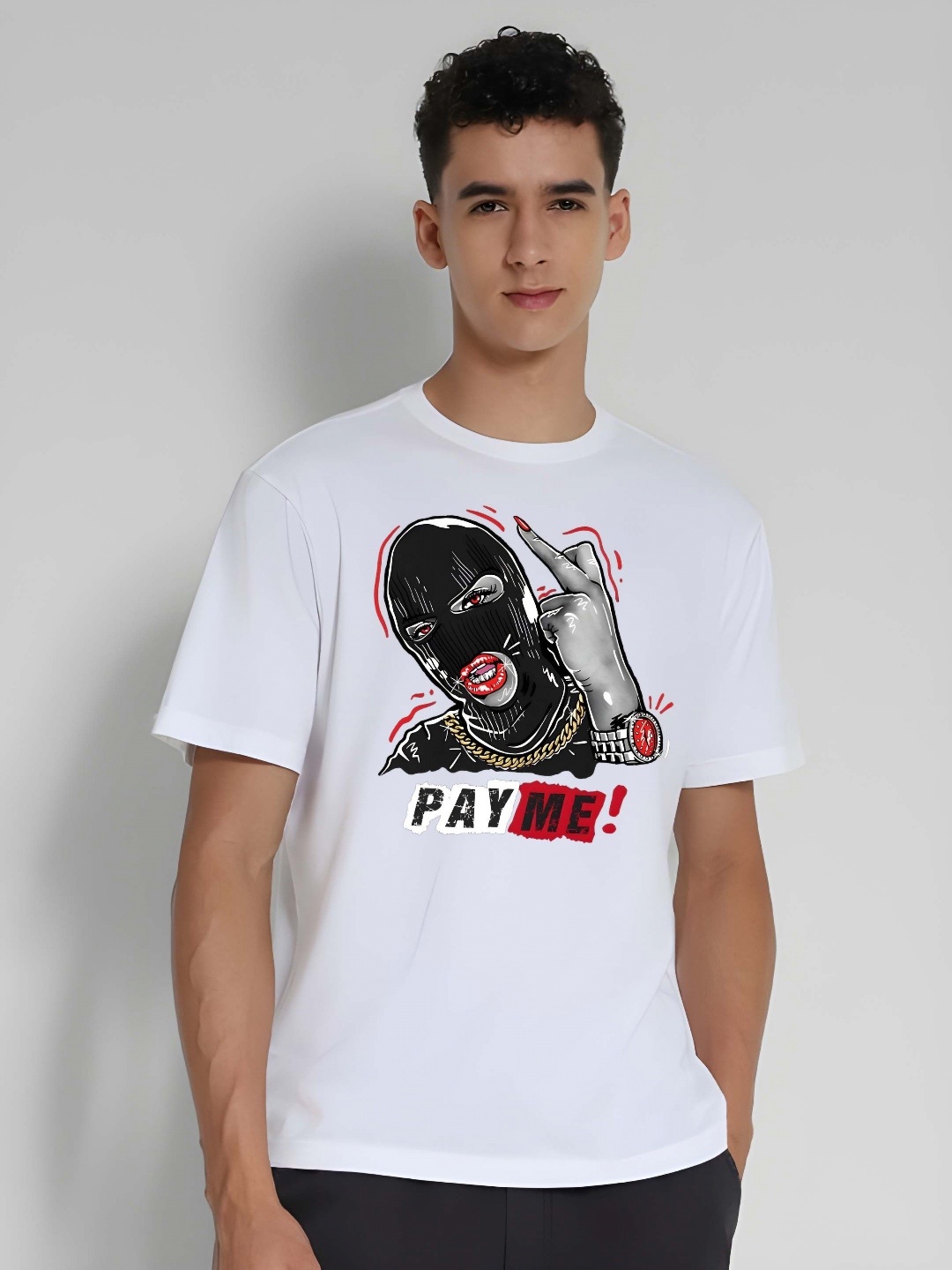 

Moda Rapido Men T-shirt, White