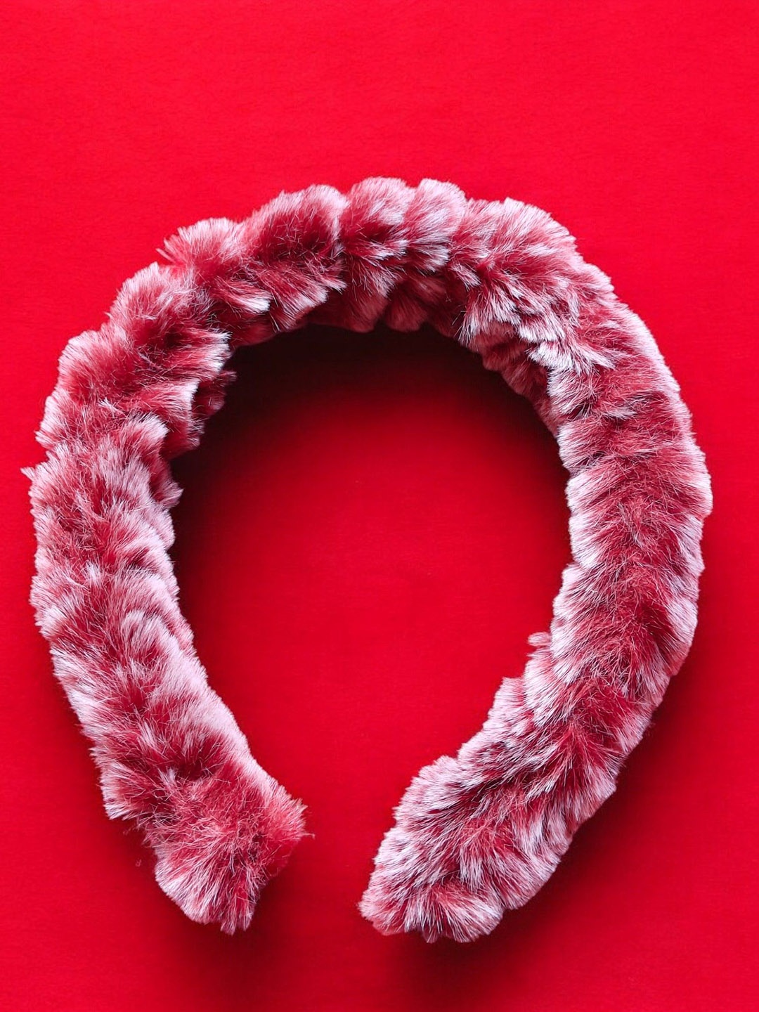 

LYTIX Girls Fluffy Soft Fur Headband, Pink