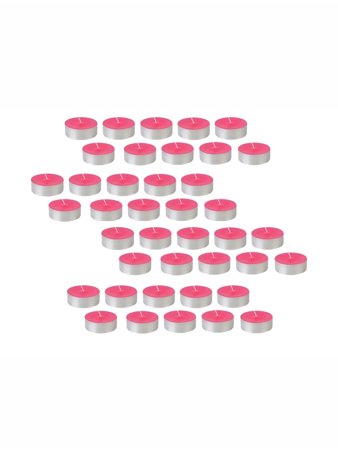 

atorakushon 40 pcs Pink Scented Tea Light Candles