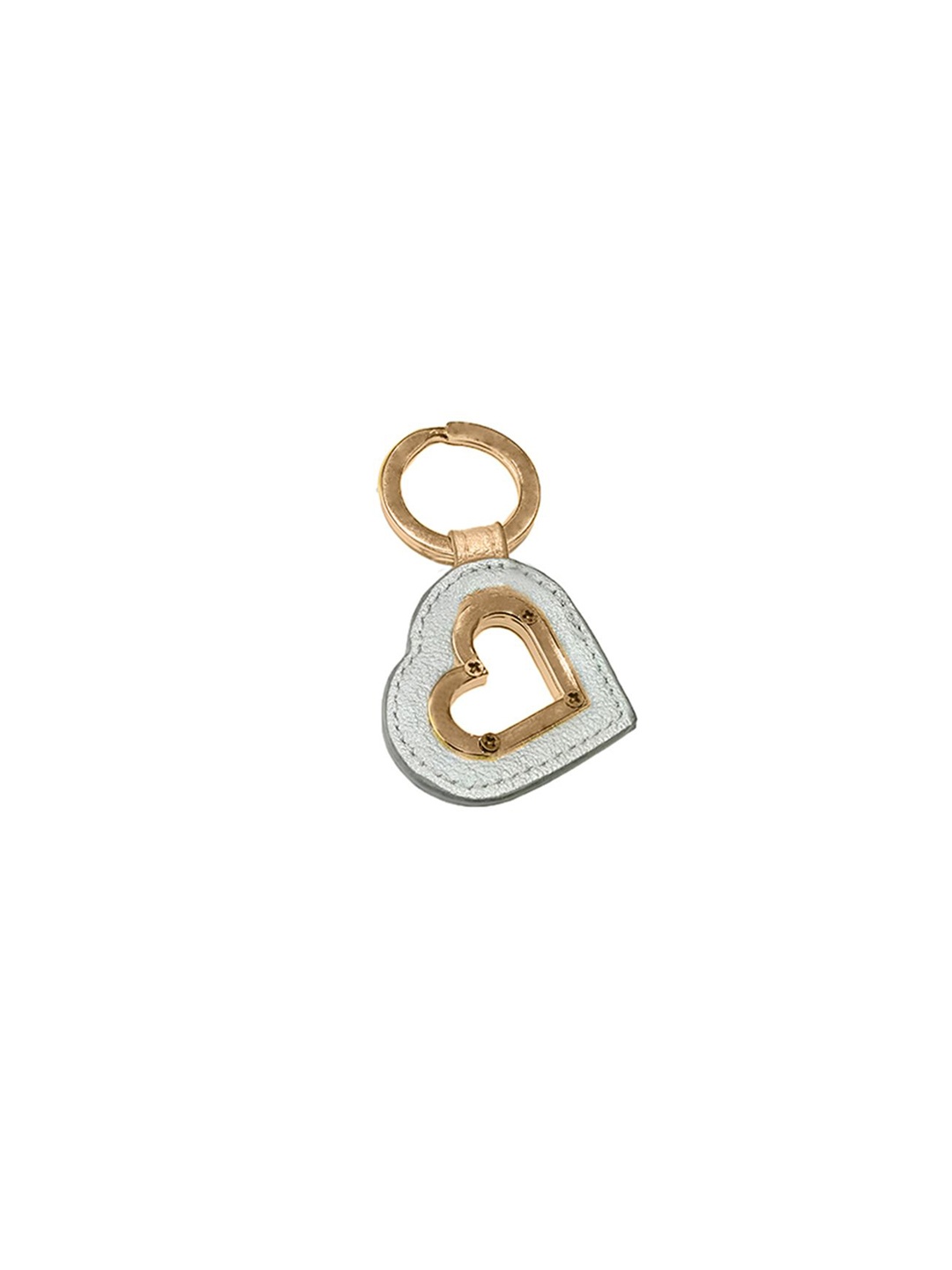 

Carpisa Stylish Heart Shaped Key Chain, Silver