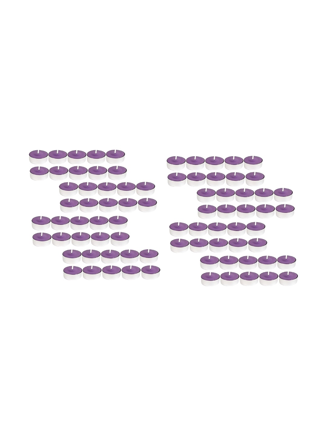 

atorakushon 80 pcs Prple Scented Tea Light Candles, Purple