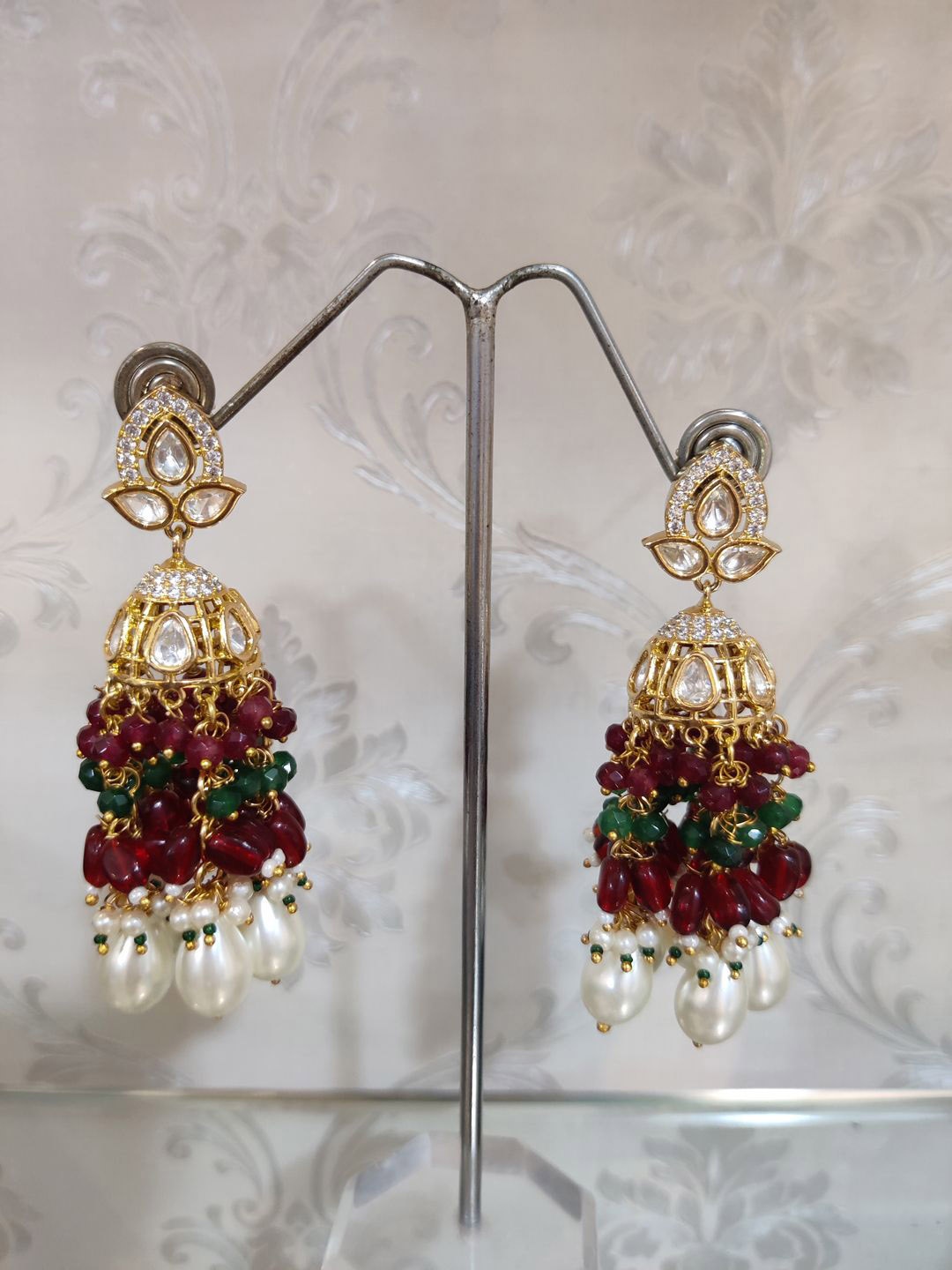 

STYLE DECO Contemporary Jhumkas Earrings, Gold