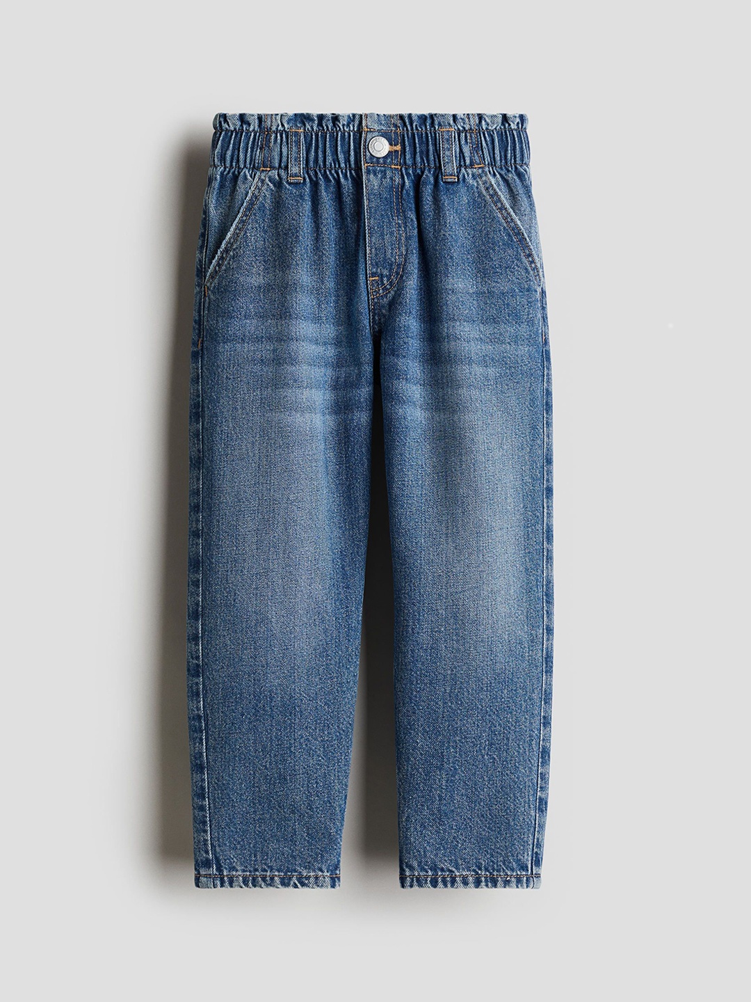

Loose Fit Tapered Jeans, Blue