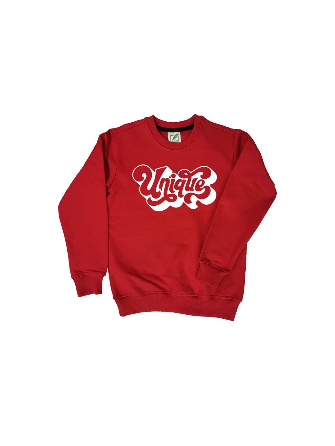 

Chombooka Boys Printed Round Neck Sweatshirt, Red
