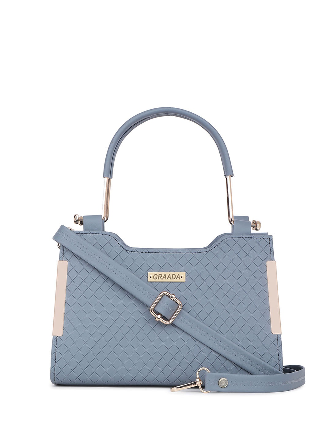 

GRAADA Structured Satchel, Grey