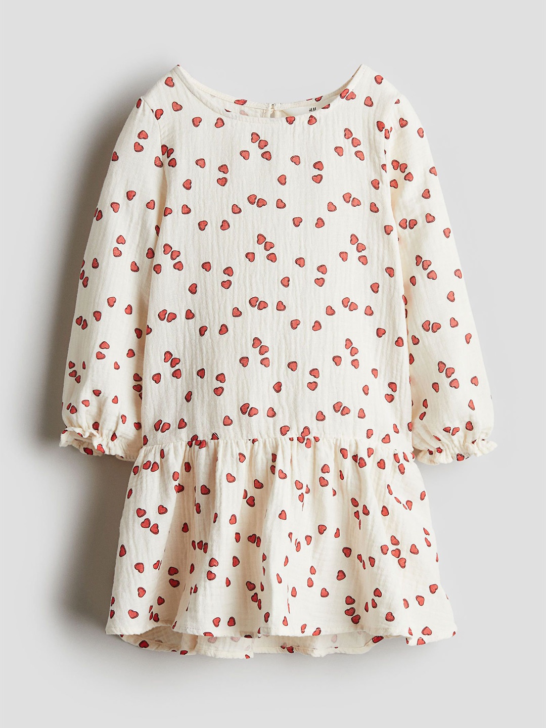 

H&M Cotton Muslin Dress, White