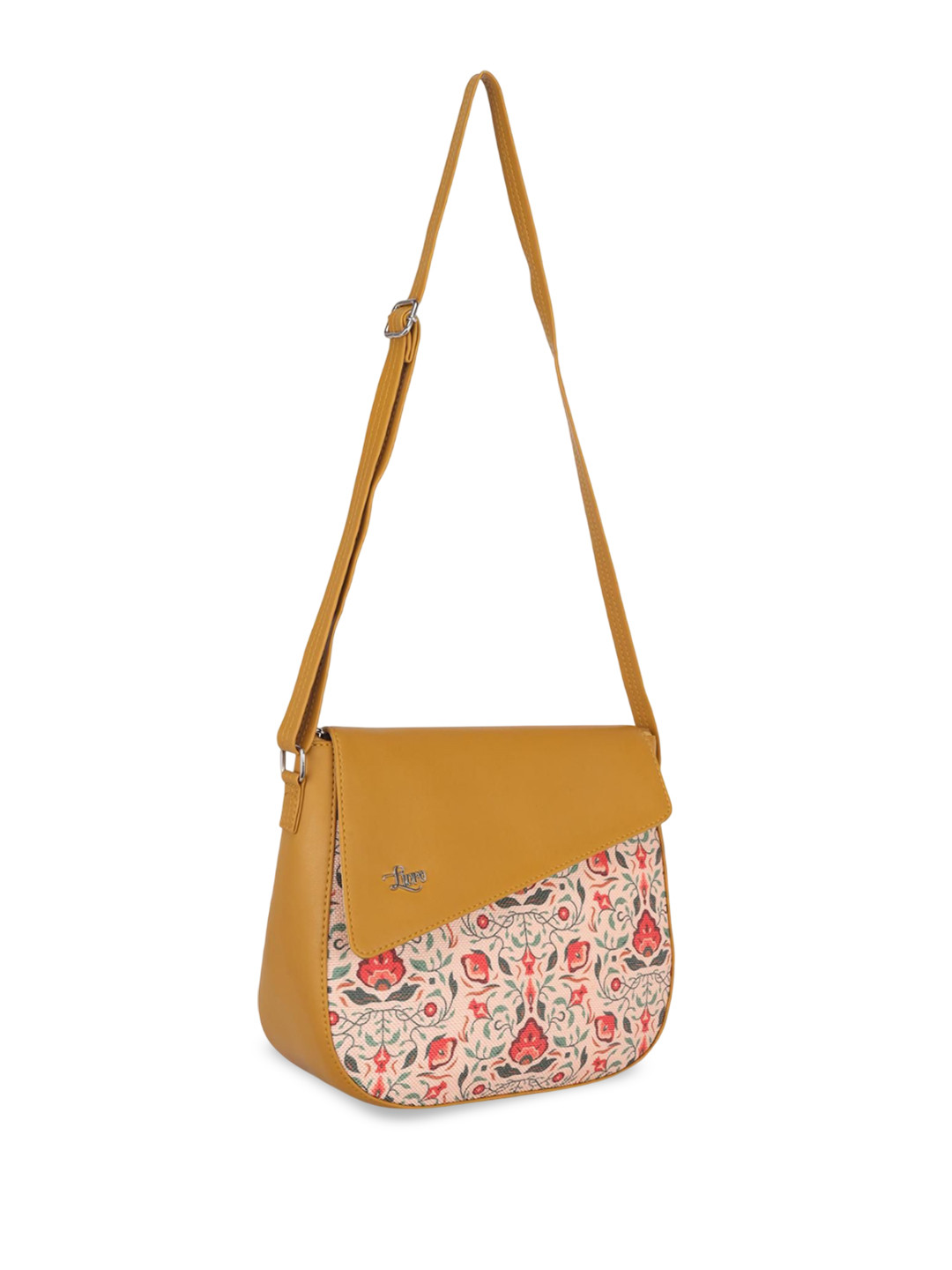 

LIVRO Floral Bucket Sling Bag, Yellow
