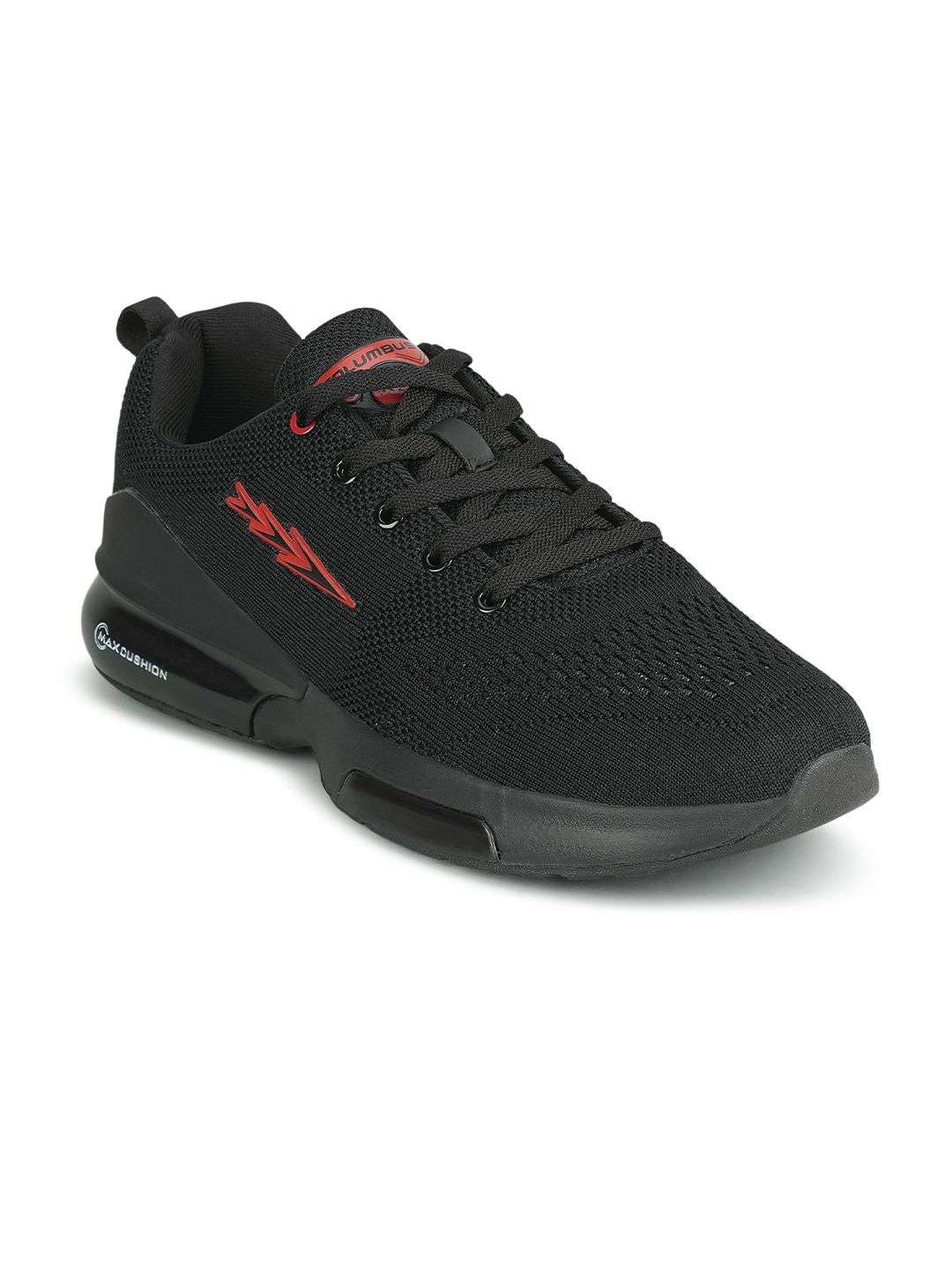 

Columbus Men Mesh Running Non-Marking Shoes, Black