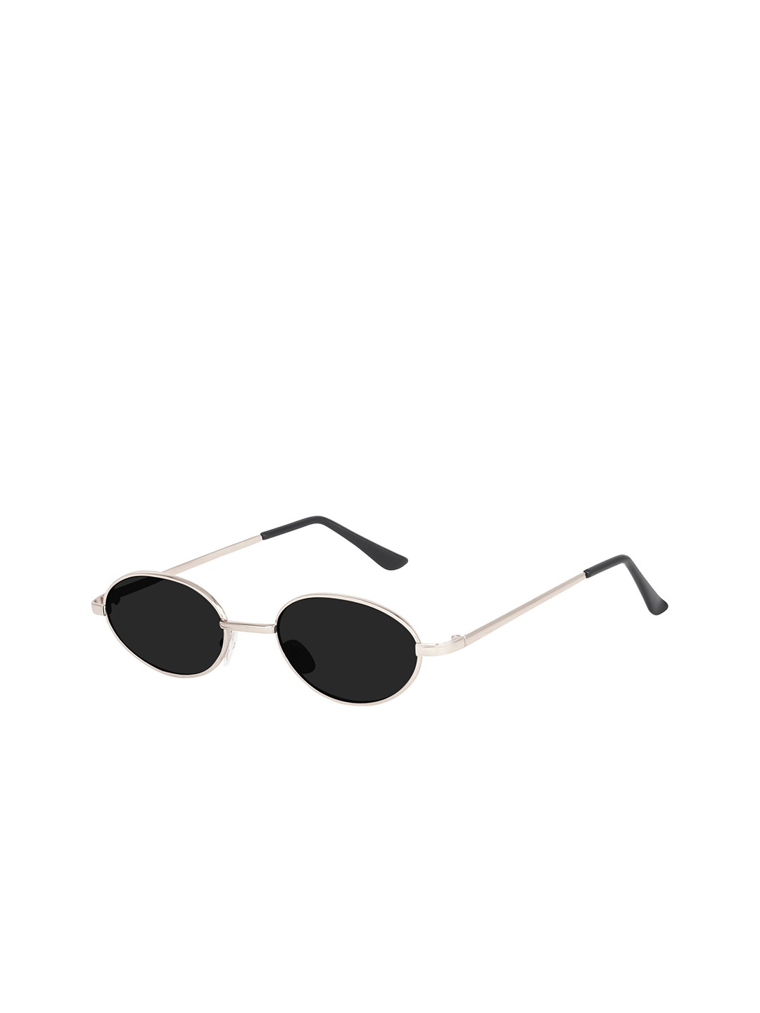 

SCAGLIA Unisex Oval Sunglasses with UV Protected Lens, Black