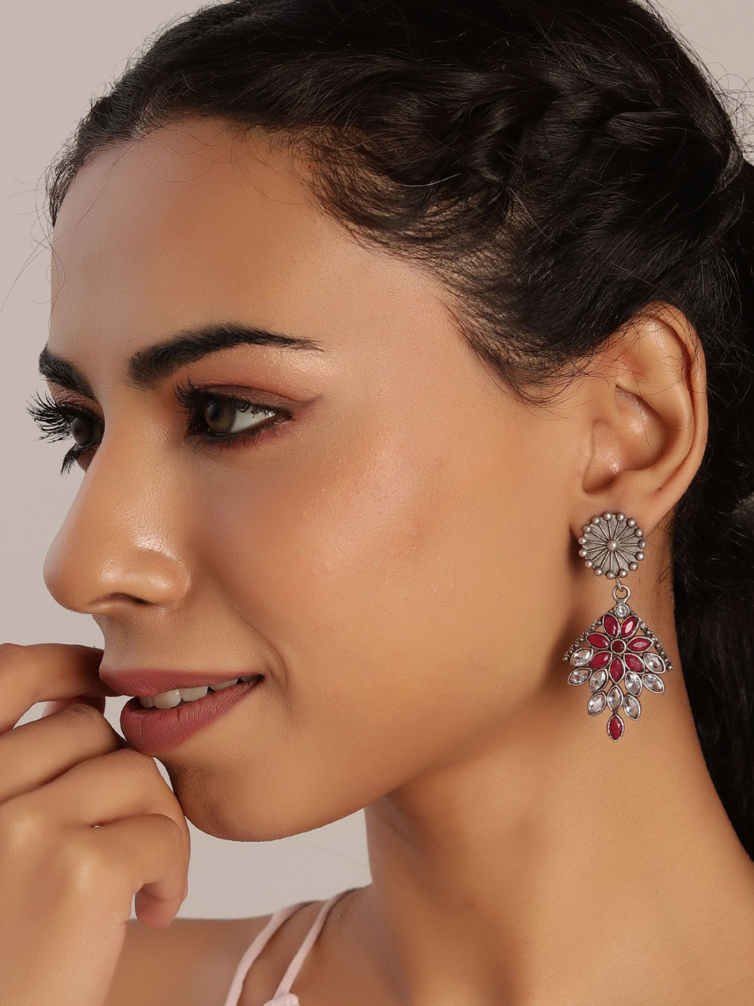 

Saagah Contemporary Drop Earrings, Multi