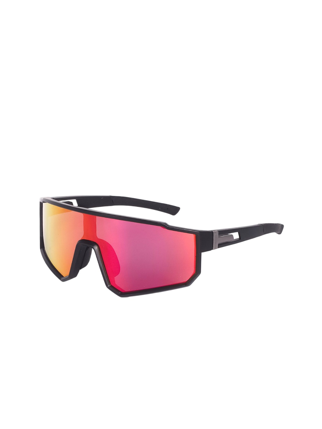 

Dervin Unisex Shield Sunglasses with UV Protected Lens, Red