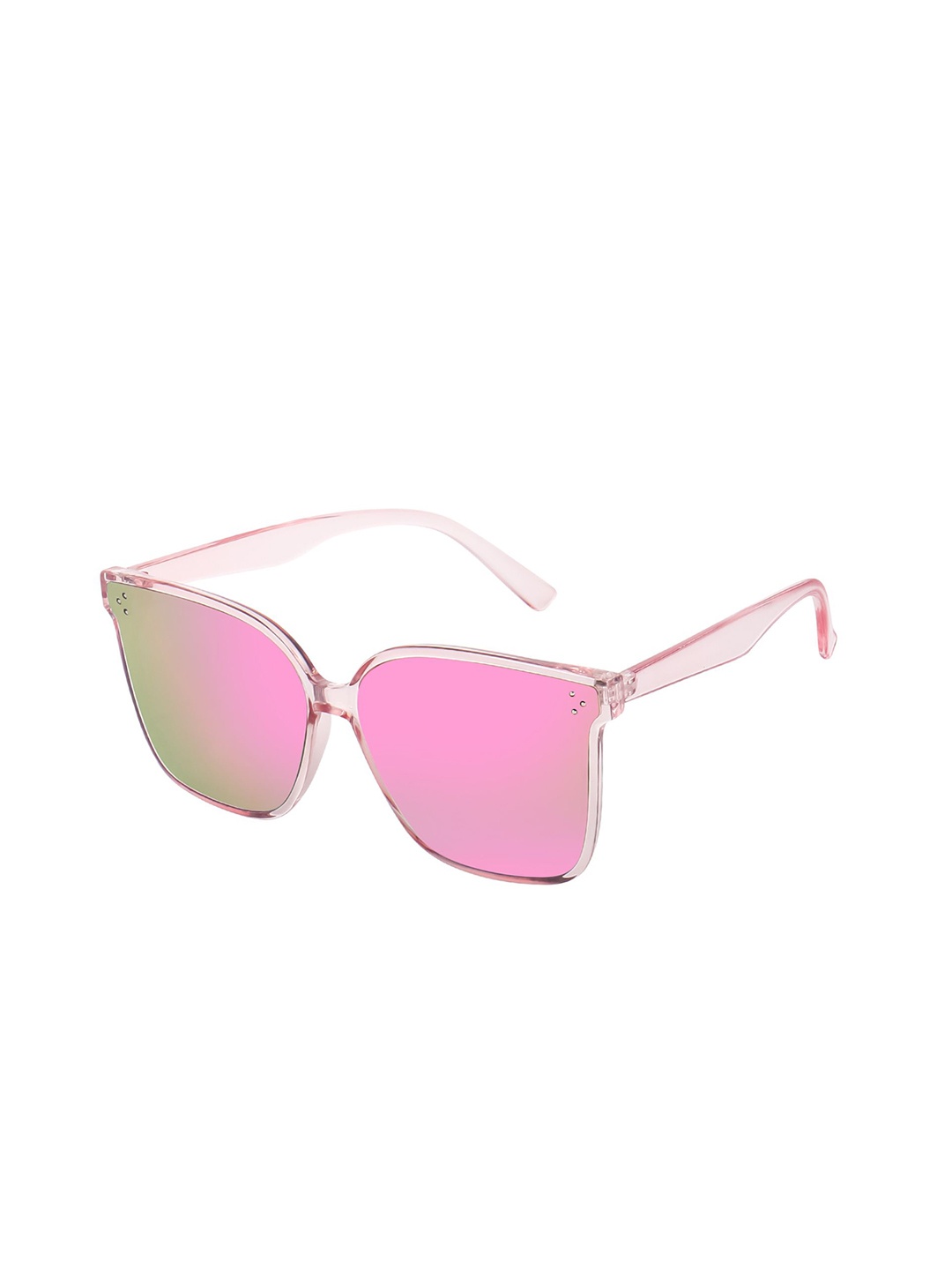 

Dervin Women Square Sunglasses with UV Protected Lens DRVN784, Pink