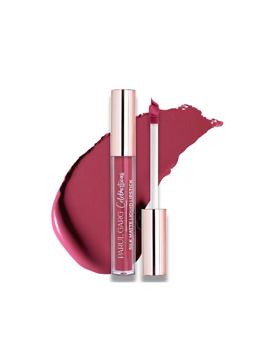 

Parul Garg Silk Matte Liquid Lipstick - 2.5 ml - Delight 54, Pink
