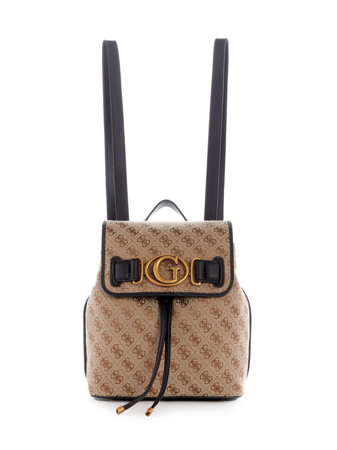 

GUESS Women Latte Brand Logo Backpack, Beige