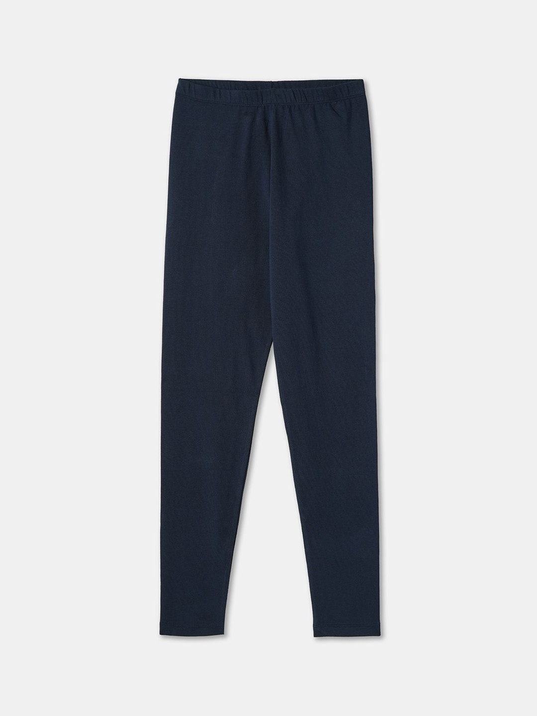 

R&B Cotton Mid-Rise Ankle-Length Leggings, Blue
