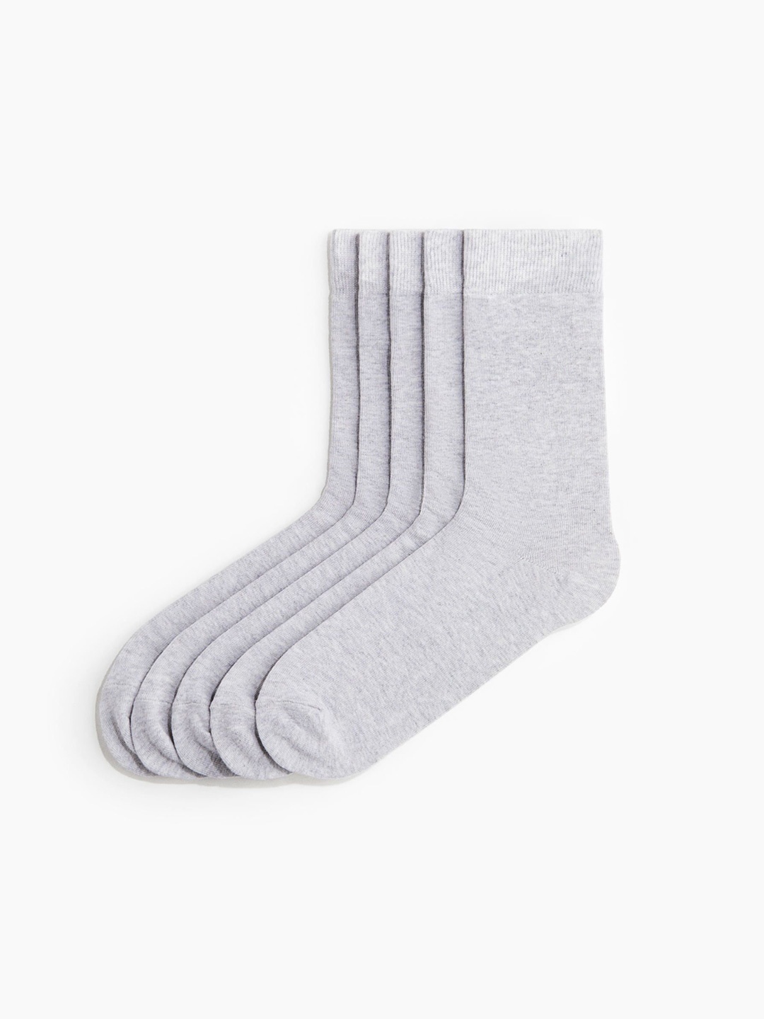 

H&M Men 5-Pack Socks, Grey