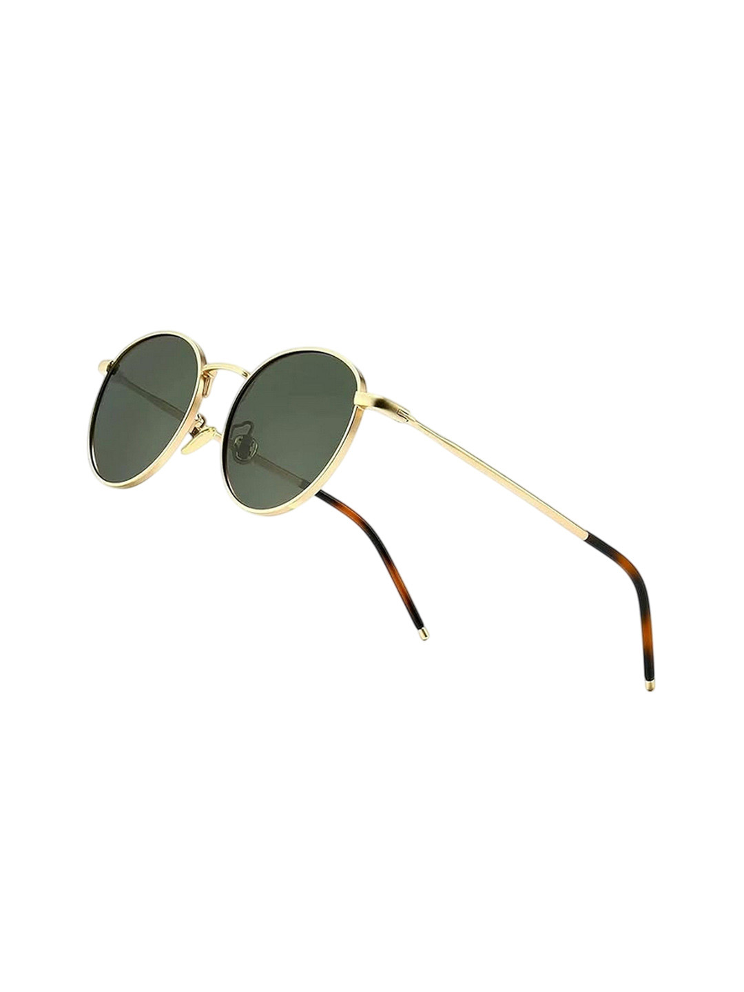 

Dervin Unisex Round Sunglasses with UV Protected Lens, Green