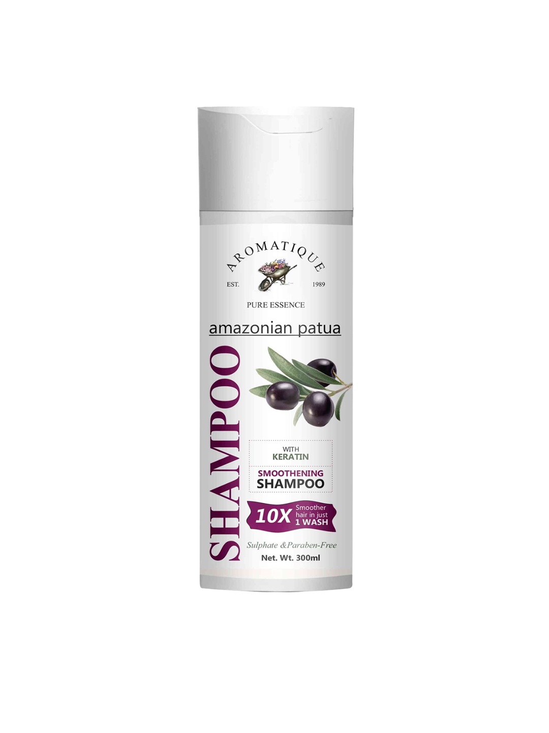 

AROMATIQUE Amazonian Patua Smoothening Shampoo with Keratin - 300ml, White