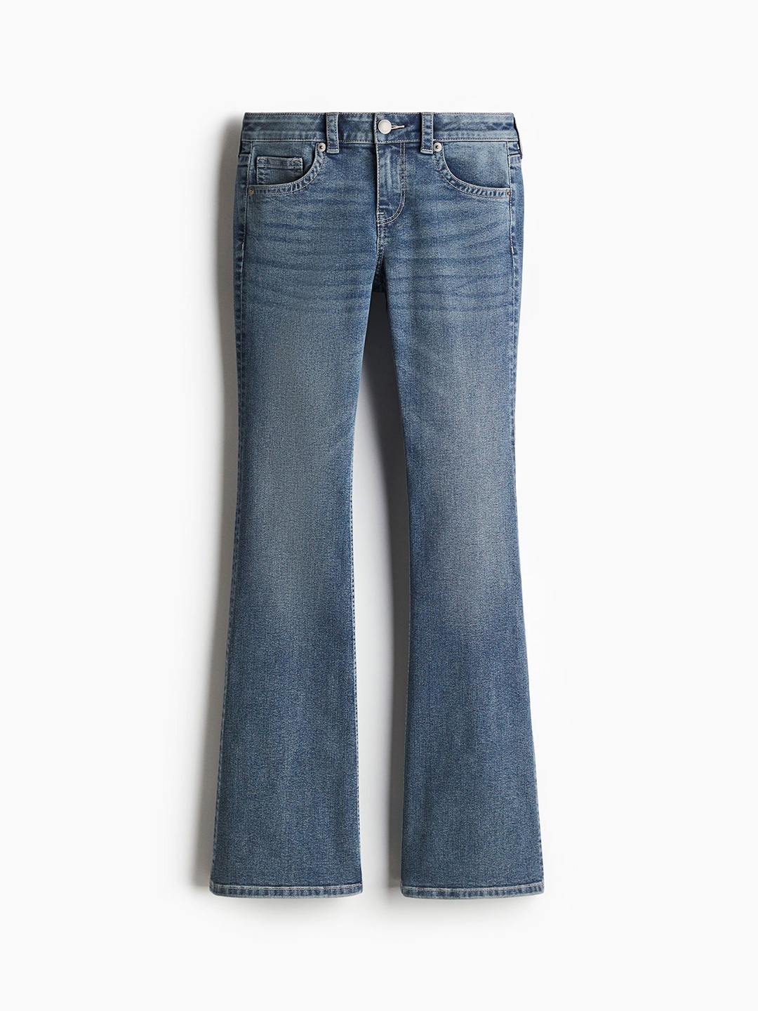 

H&M Flared Low Jeans, Blue