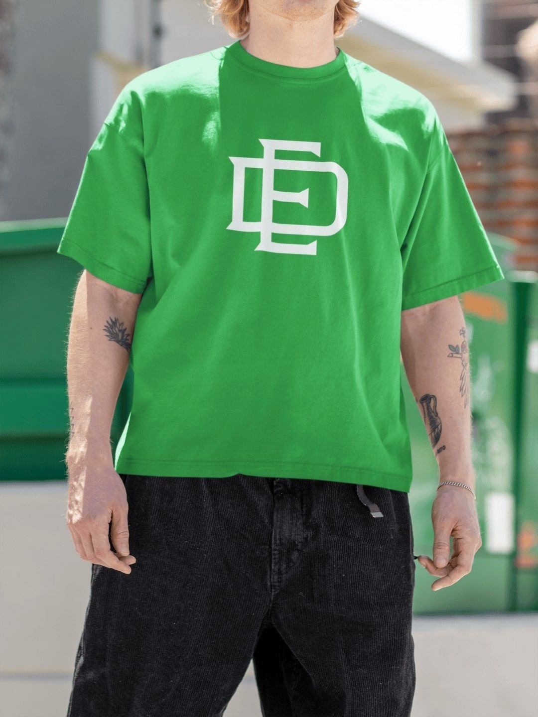 

Edyssa Men Printed T-shirt, Green