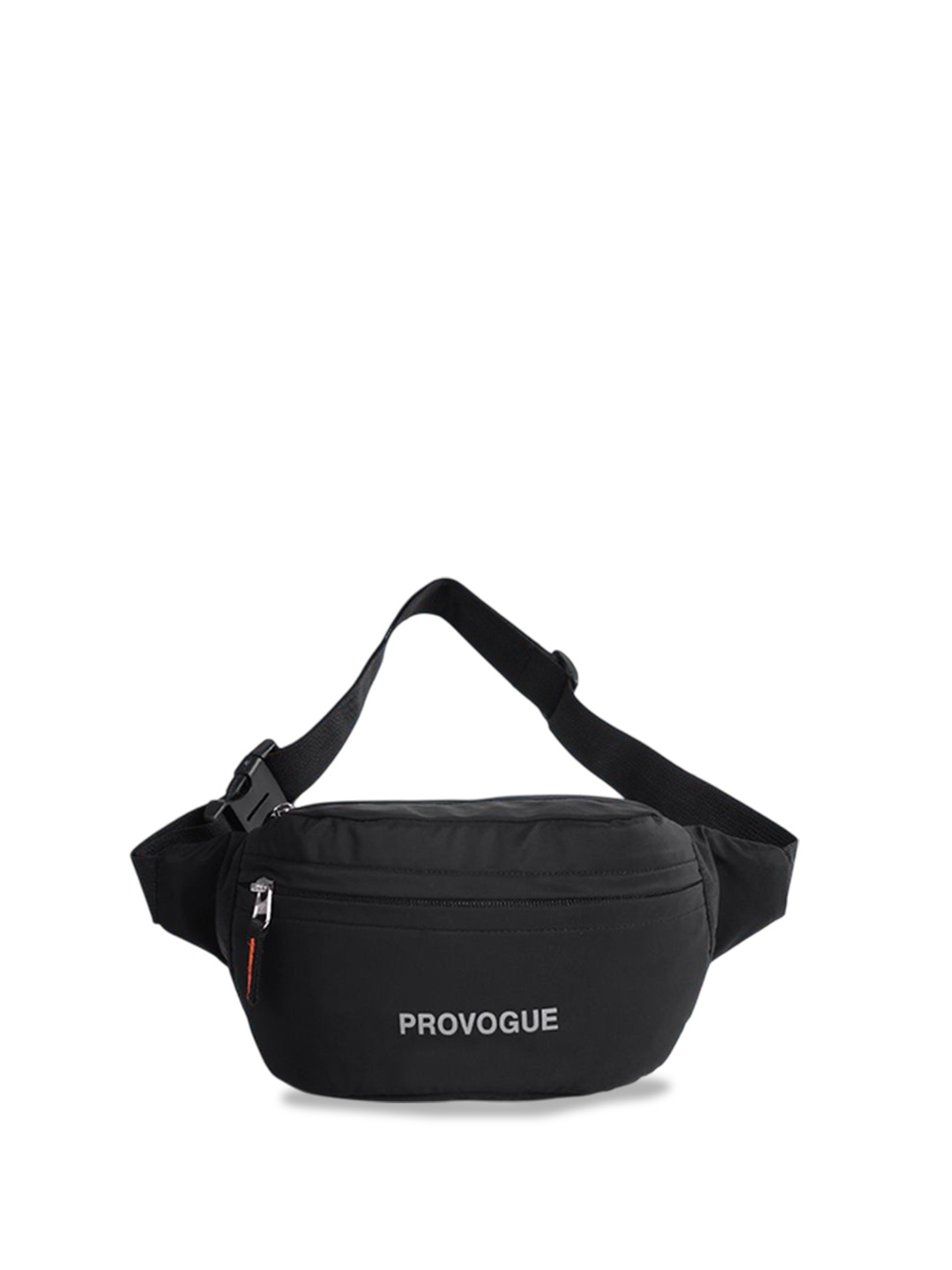 

Provogue Unisex Printed Travel Waist Pouch, Black