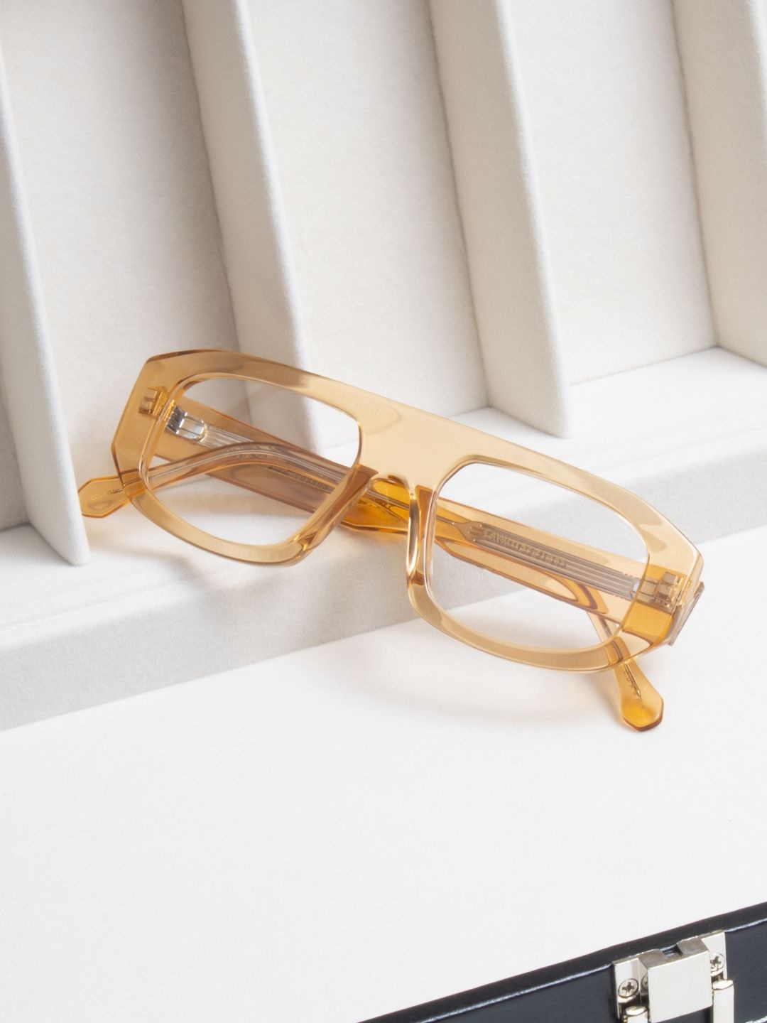 

Ted Smith Unisex Brown Wayfarer Iconic Acetate Frames