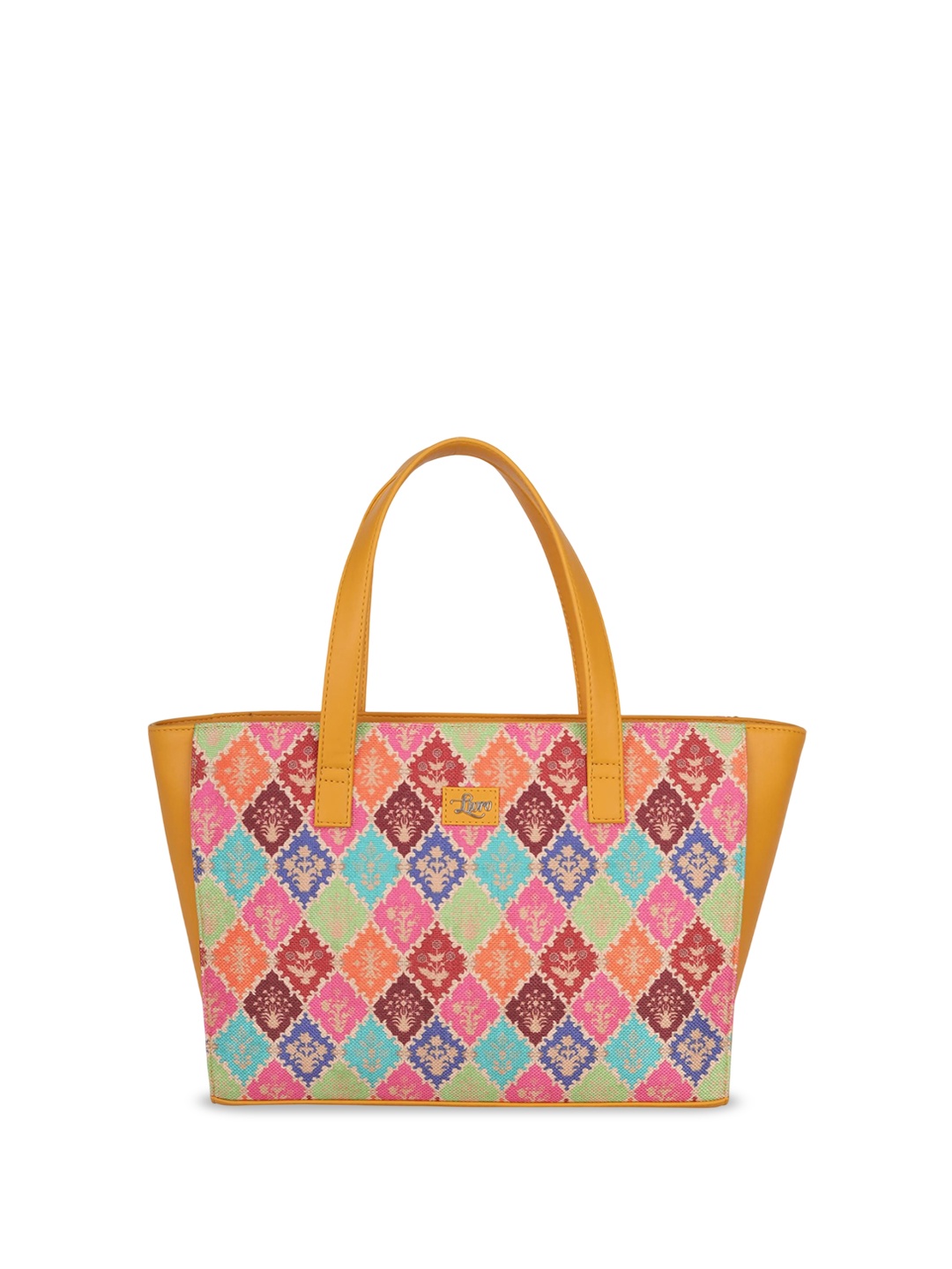 

LIVRO Floral Shopper Tote Bag, Yellow