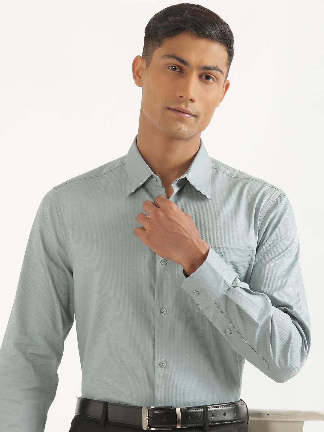 

CROYDON UK Men Comfort Opaque Casual Shirt, Rose