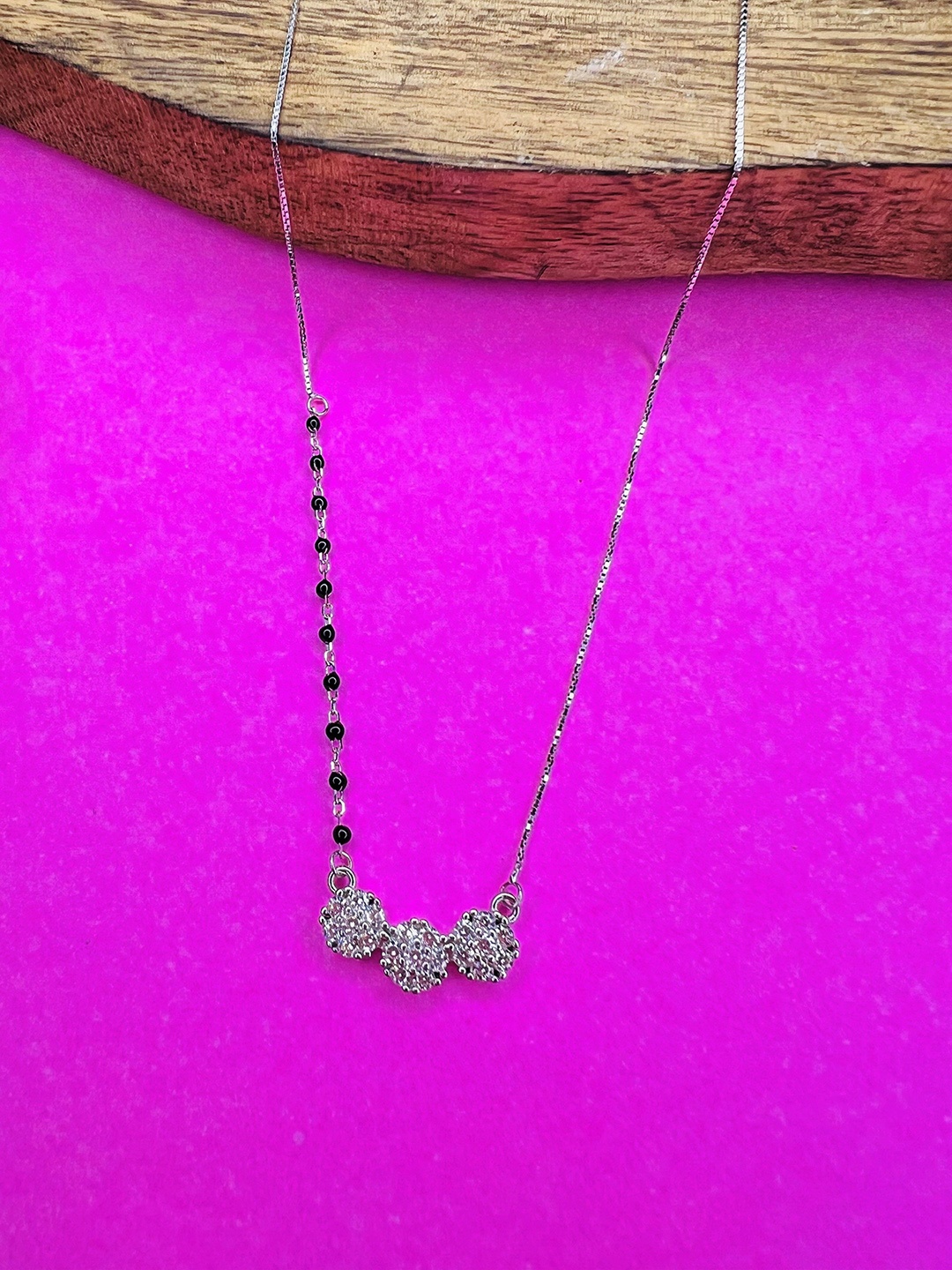 

Arte Jewels 925 Sterling Silver Mangalsutra